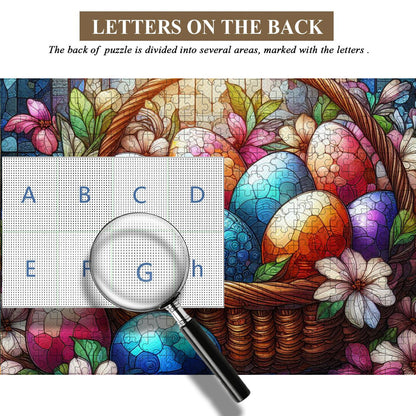 Easter Basket | 1000-Piece Wooden Jigsaw Puzzle