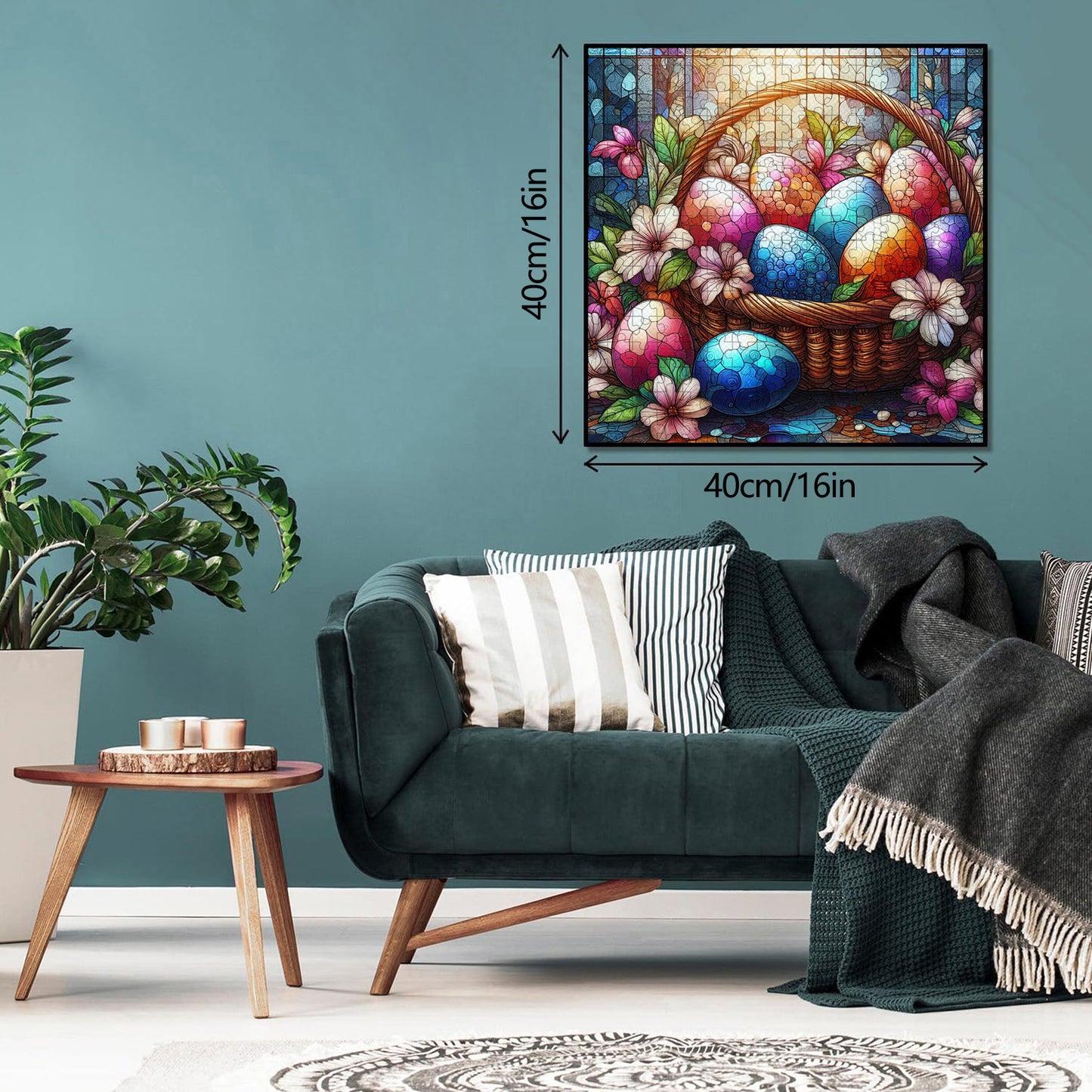Easter Basket | 1000-Piece Wooden Jigsaw Puzzle