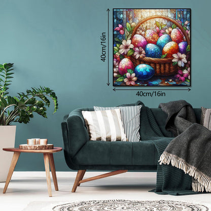 Easter Basket | 1000-Piece Wooden Jigsaw Puzzle
