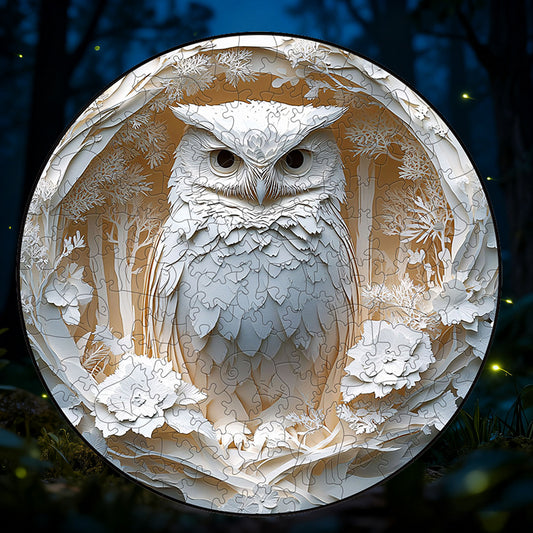 3D Owl Jigsaw Puzzle