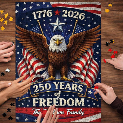 U.S. 250th Anniversary | 1000-Piece Wooden Jigsaw Puzzle