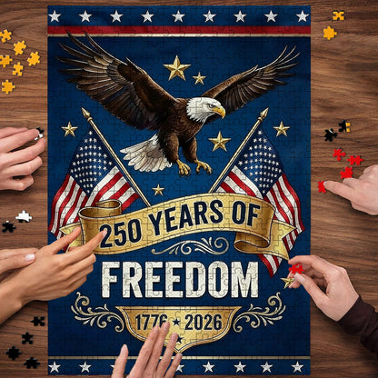 U.S. 250th Anniversary | 1000-Piece Wooden Jigsaw Puzzle