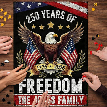 U.S. 250th Anniversary | 1000-Piece Wooden Jigsaw Puzzle