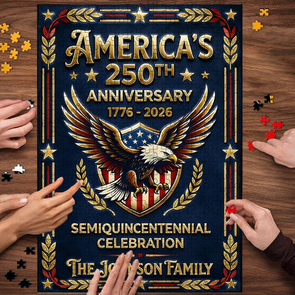 U.S. 250th Anniversary | 1000-Piece Wooden Jigsaw Puzzle