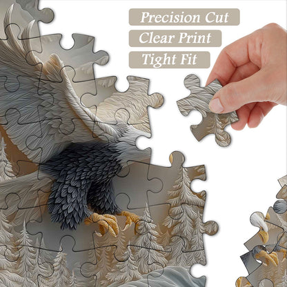 Carved Eagle Jigsaw Puzzle