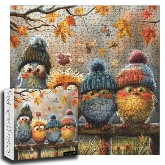 Funny Bird Wooden Puzzles 1000 Pcs