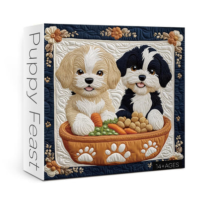 Funny Puppy Puzzles Jigsaw Puzzle 1000 Pieces for Adults