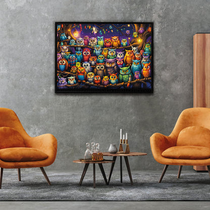 Owl Family Puzzles for Adults 1000 Pieces