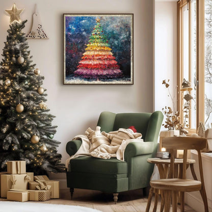 Wooden Christmas Tree Puzzle Money Box - L