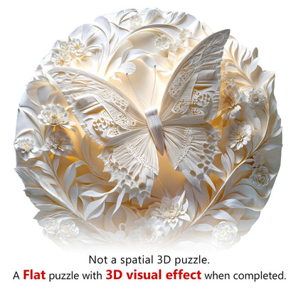 3D Butterfly Wooden Jigsaw Puzzle
