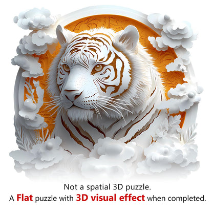 3D Tiger Wooden Jigsaw Puzzle