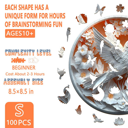 3D Hummingbird Wooden Jigsaw Puzzle