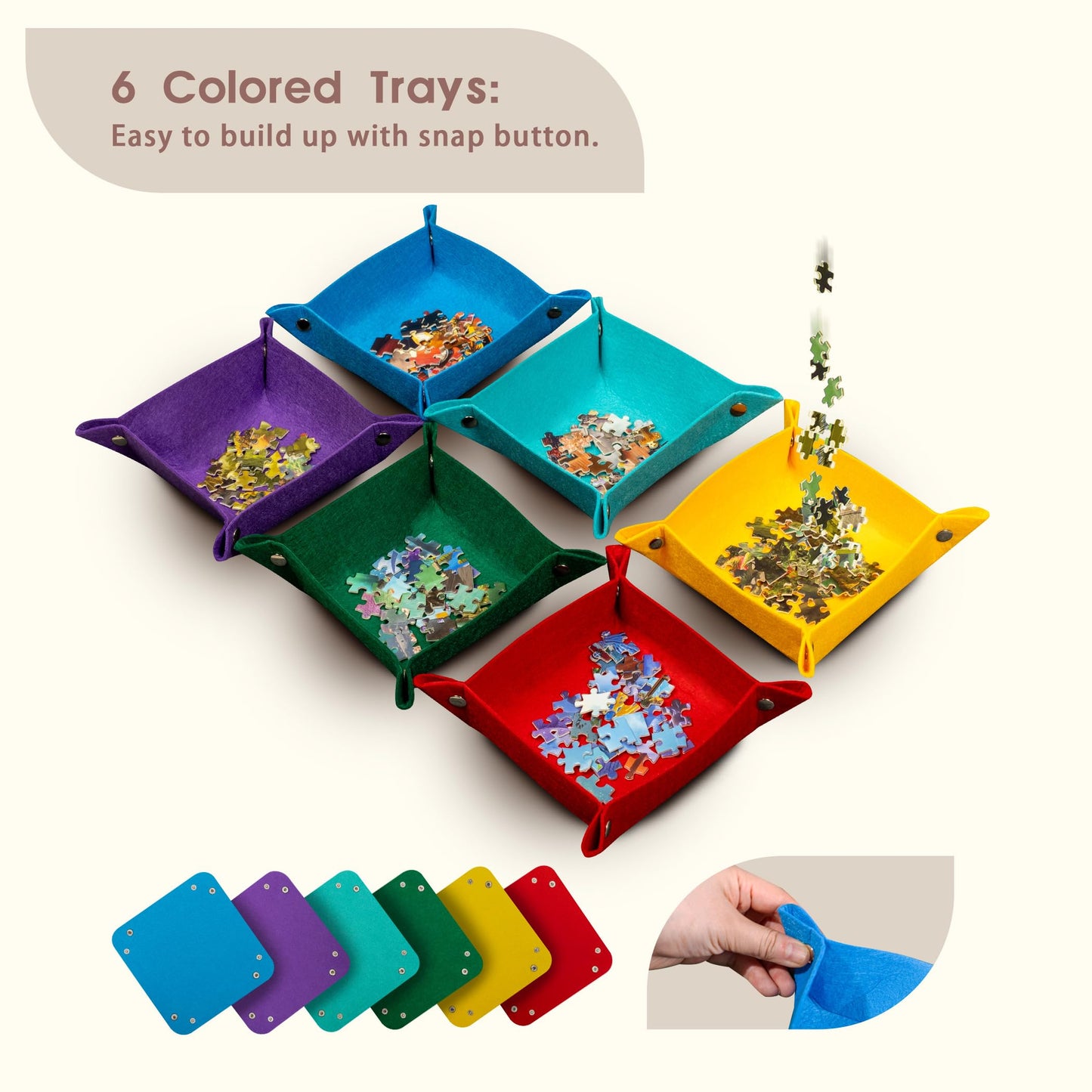 1000 Pieces Portable Jigsaw Puzzle Board