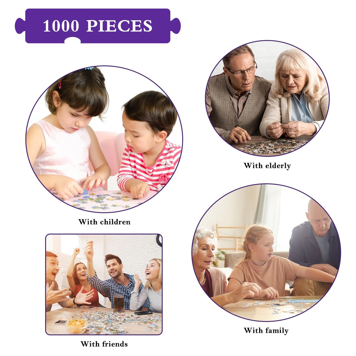 Owl Family Puzzles for Adults 1000 Pieces