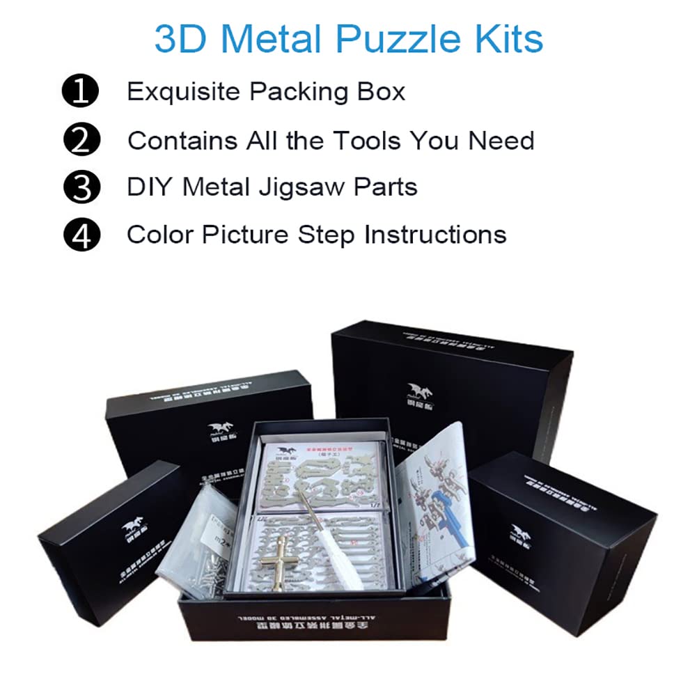 Mechanical Spider King 3D Metal Puzzle