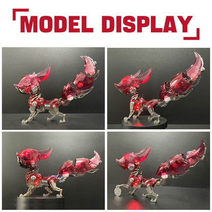 3D Steel Adjustable Mechanical Fox Metal Puzzle Model Kit