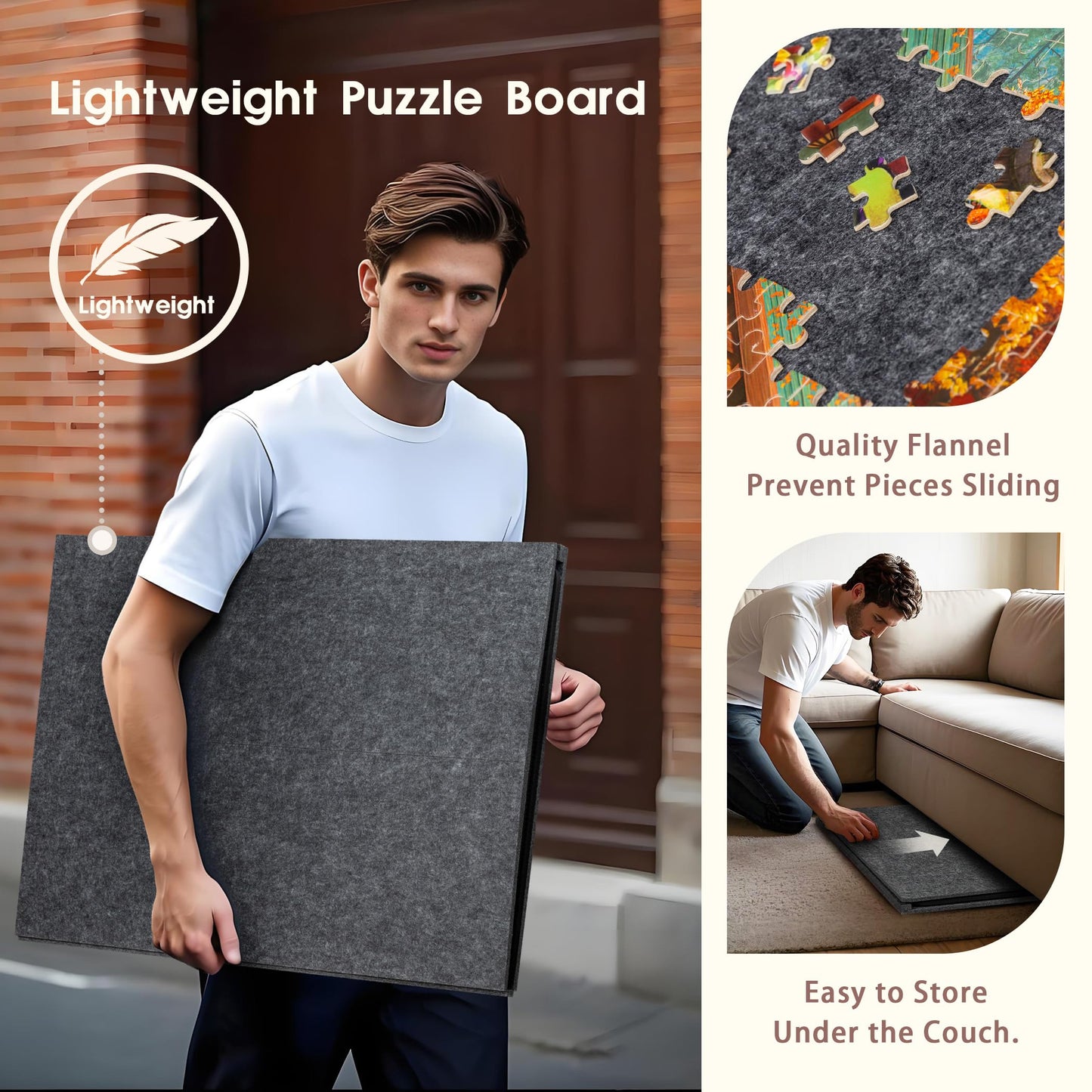1000 Pieces Portable Jigsaw Puzzle Board