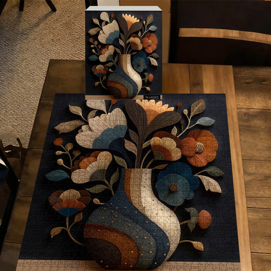 Paper Vase Wooden Jigsaw Puzzle 1000 Pieces