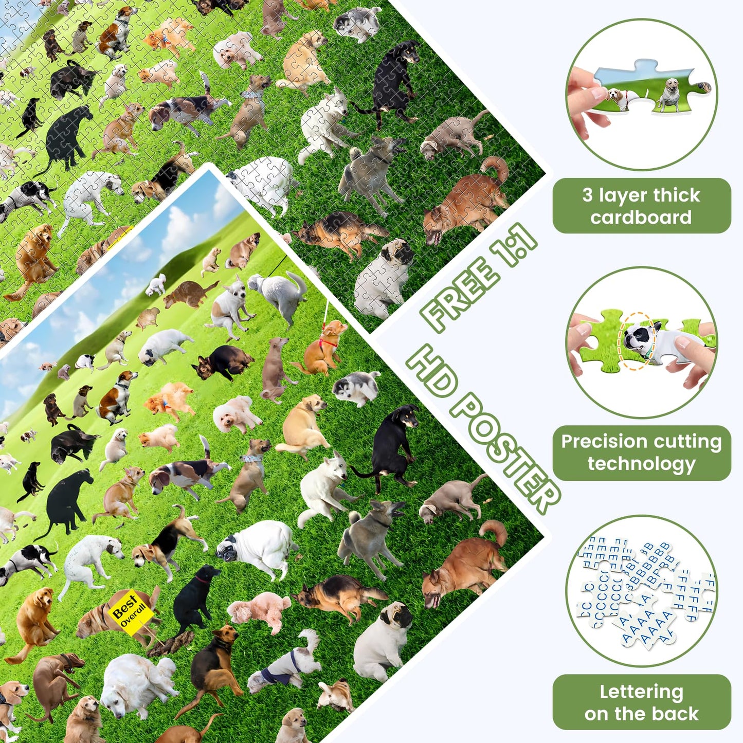 🎁Pooping Dog Jigsaw Puzzle 1000 Piece