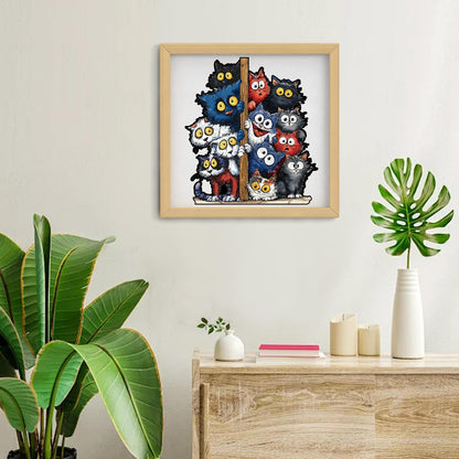 Kitty Shaped Wooden Jigsaw Puzzle